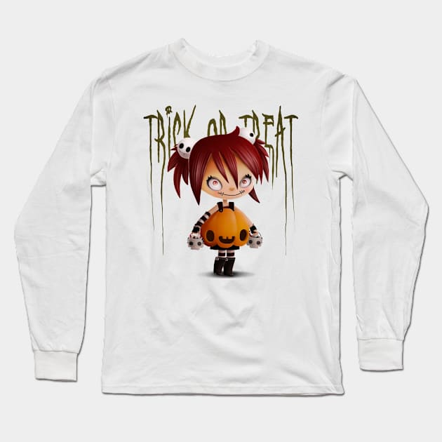 Trick or treat Long Sleeve T-Shirt by Liransz